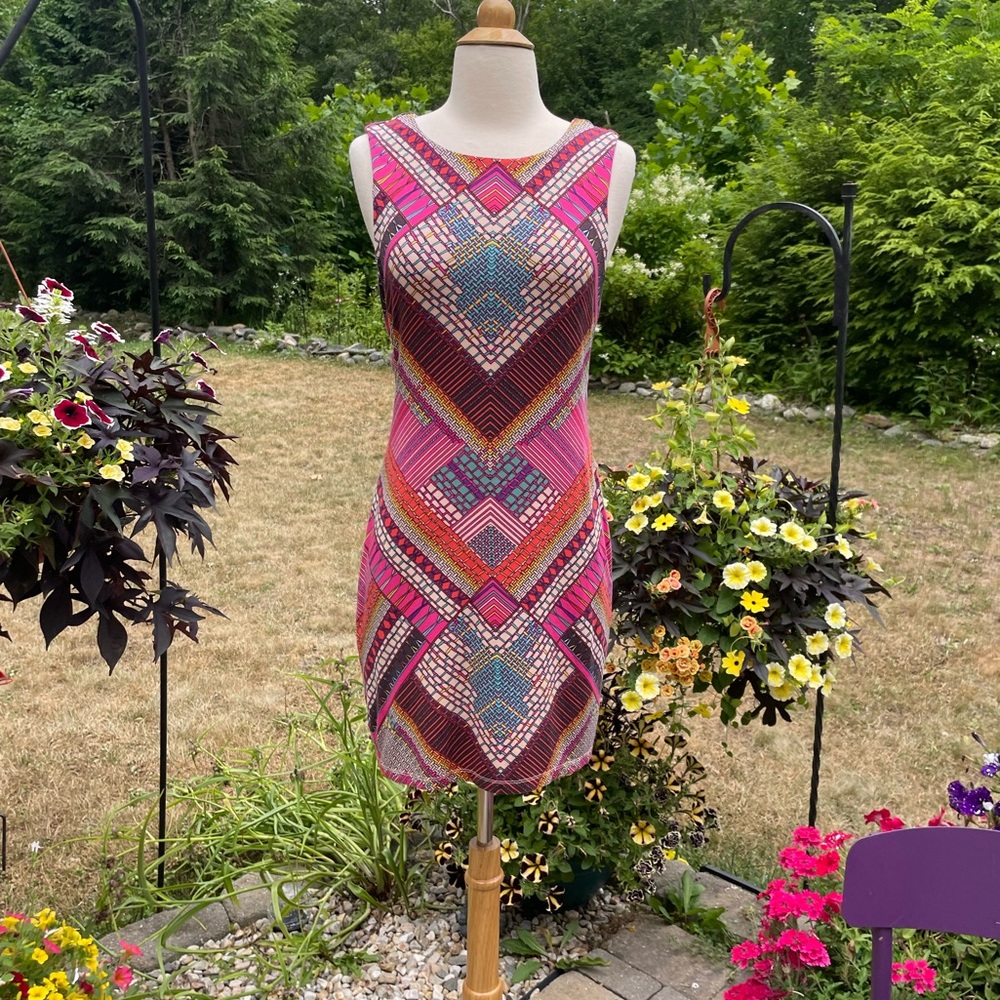 Mara Hoffman L Geometric Print Dress